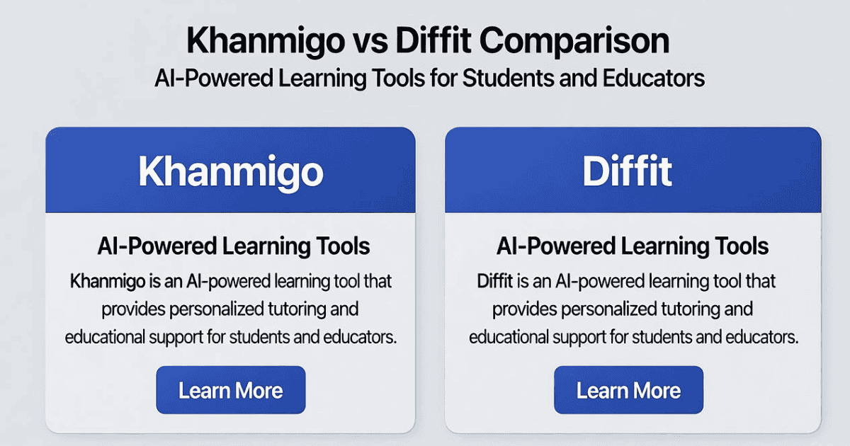 Khanmigo vs Diffit Comparison