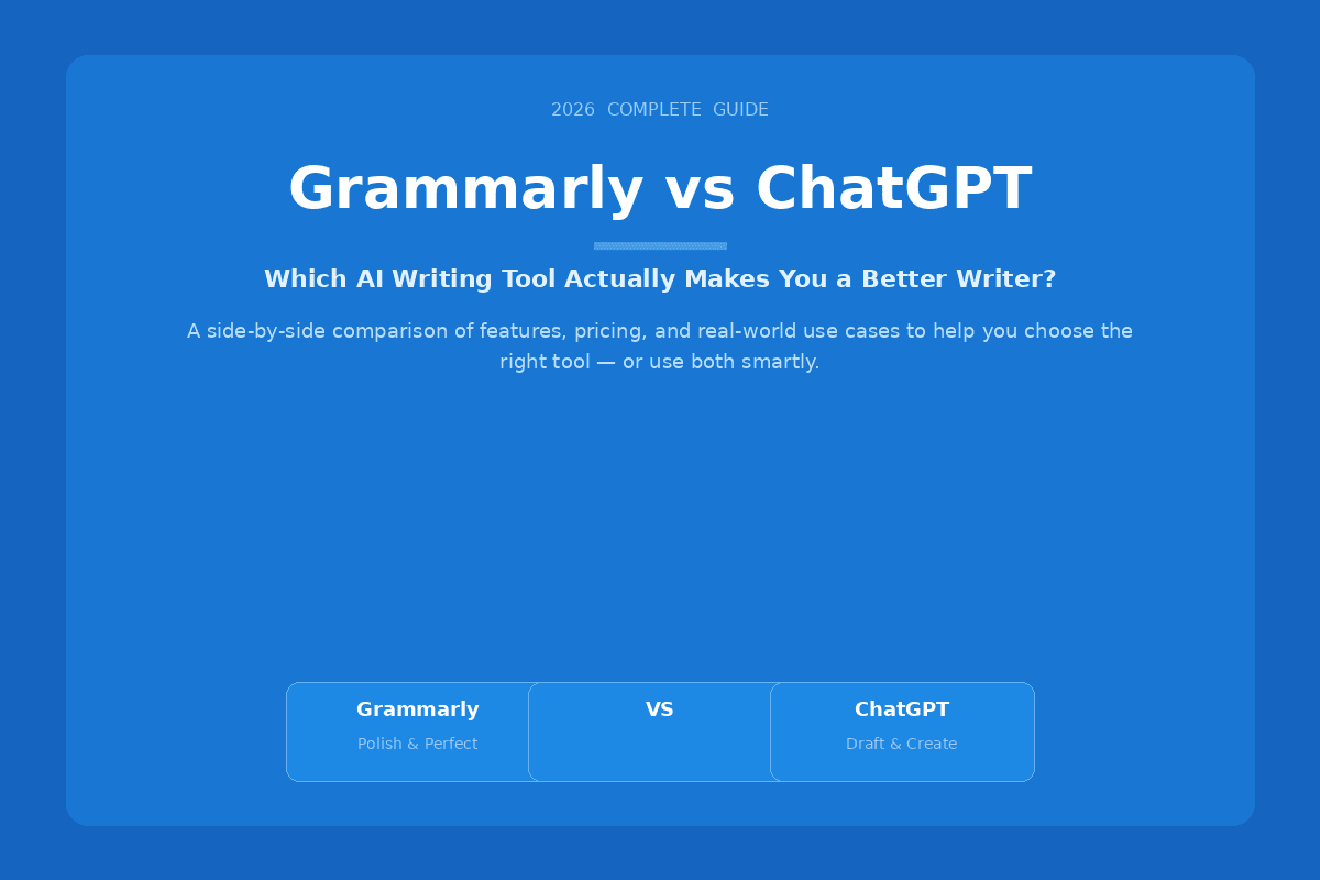 Grammarly vs ChatGPT