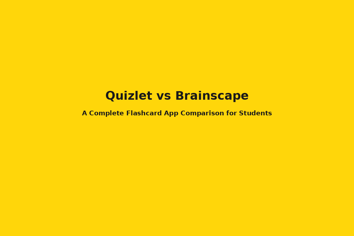 Quizlet vs Brainscape