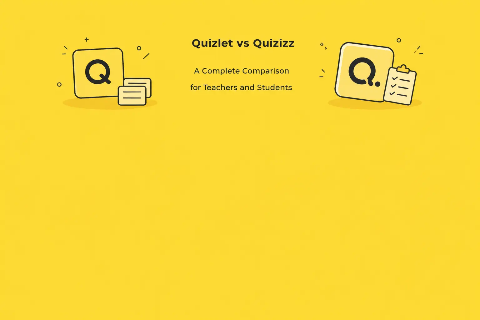 Quizlet vs Quizizz